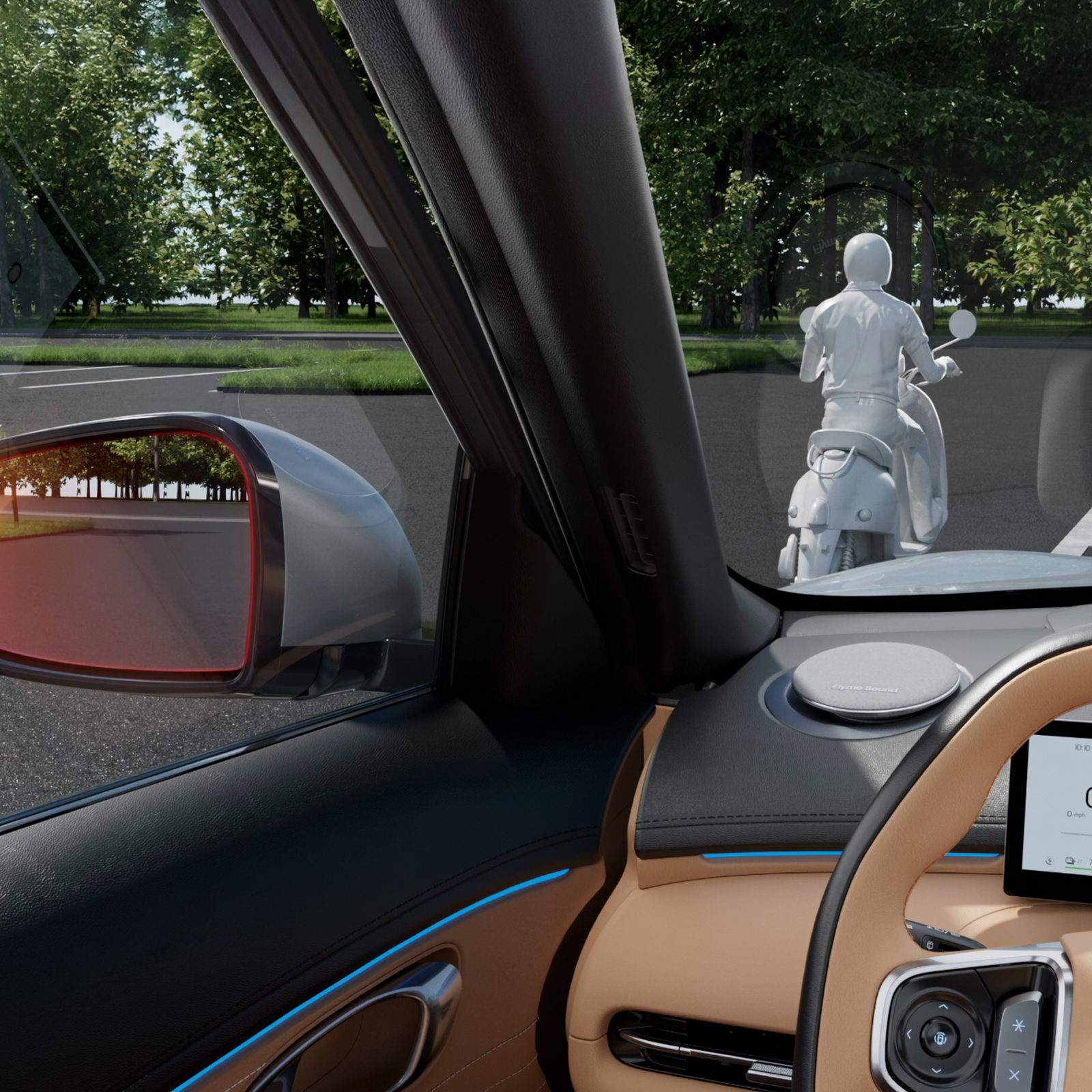 התראה על עצמים חולפים בפתיחת דלתות